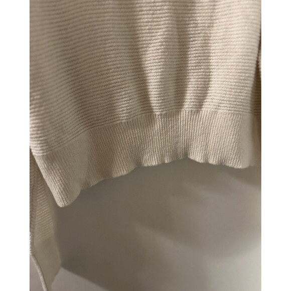 All In Motion Sweater Womens XXL Ivory Pullover Soft Knit Long Sleeve Hooded - Picture 2 of 8